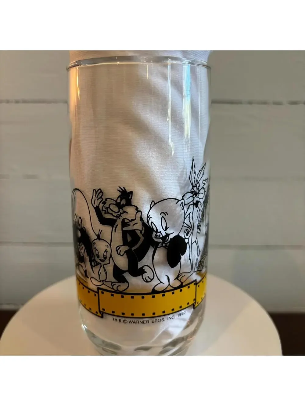 Bugs Bunny Happy Birthday Glass